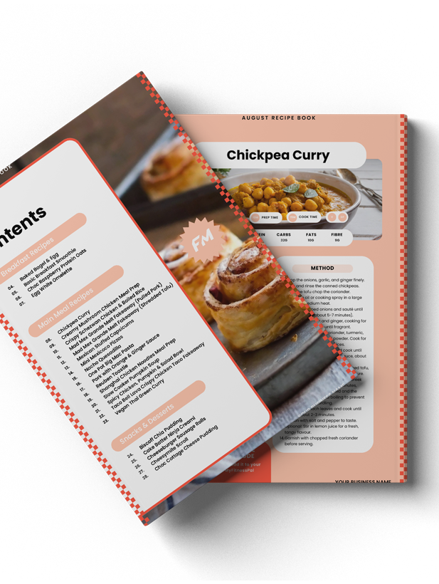 August Recipe Book